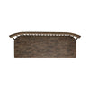 Midland Falls Spindle Back Bench in Rustic Brown