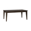 Midland Falls Rectangular Leg Table in ustic Brown