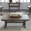 Sonoma Road Rectangular Cocktail Table in Weathered Beaten Bark image