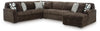 Midnight-Madness Sectional with Chaise