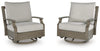Rainier Ranch Outdoor Swivel Glider Chair with Cushion image
