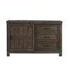 Thornwood Hills Barn Door Dresser in Rock Beaten Gray image