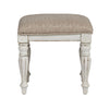 Magnolia Manor Vanity Stool in Antique White image