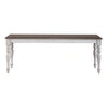 Ocean Isle Bench (RTA) in Antique White with Weathered Pine image