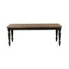 Harvest Home Rectangular Leg Dining Table in Chalkboard