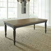 Liberty Furniture Harvest Home Rectangular Leg Dining Table in Chalkboard