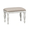 Magnolia Manor Accent Bench in Antique White image