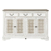 Magnolia Manor Hall Buffet in Antique White image
