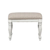 Magnolia Manor Accent Bench in Antique White image