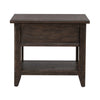 Paradise Valley Rectangular End Table in Saddle Brown image