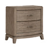 Avalon Nightstand with Charging Station in Burnished Beige image