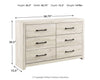 Cambeck Dresser and Mirror