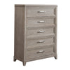 Belmar King Uph Bed, Dresser & Mirror, Chest