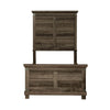 Liberty Furniture Lakeside Haven Opt Full Panel Bed in Brownstone