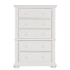Summer House 5 Drawer Chest in Oyster White image