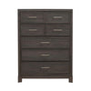 Modern Edge 5 Drawer Chest in Caffe image