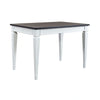 Allyson Park Pedestal Counter Height Leg Table in Wirebrushed White image