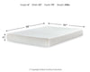 Chime 8 Inch Memory Foam Mattress in a Box