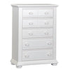 Summer House 5 Drawer Chest in White image