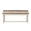 Morgan Creek Console Bar Table in Antique White image