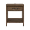 Shaker Lakes Open Nightstand w/ Charging Station
