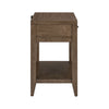 Shaker Lakes Open Nightstand w/ Charging Station
