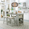 Brook Creek 5 Piece Counter Set in Ash image