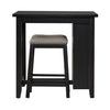 Brook Creek 3 Piece Counter Set - Black