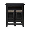 Brook Creek 3 Piece Counter Set - Black