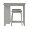 Brook Creek 3 Piece Counter Set - White