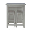 Brook Creek 3 Piece Counter Set - White