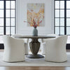 Accent Dining Accent Dining Chair w/ Casters - Ivory image