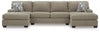 Newellen Sectional with Double Chaise