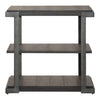Modern View Tiered End Table in Gray