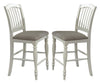Liberty Furniture Cumberland Creek Slat Back Counter Chair in Nutmeg/White (Set of 2) image