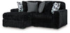 Midnight-Madness Sectional with Chaise