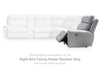 Social Pointe Reclining Sectional with Storage Consoles - Ashton Home Furniture (GA)
