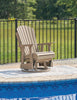 Hyland wave Outdoor Swivel Glider Chair