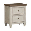Heartland 2 Drawer Nightstand w/ Charging Station in Antique White image