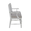 River Place Panel Back Bench in Riverstone White & Tobacco image