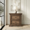 Big Valley 2 Drawer Night Stand w/ Charging Station image