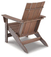 Emmeline 2 Adirondack Chairs with Tete-A-Tete Table Connector