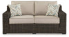 Coastline Bay Outdoor Loveseat with Cushion