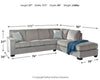 Altari 2-Piece Sleeper Sectional with Chaise