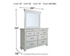 Kanwyn Dresser and Mirror - Ashton Home Furniture (GA)