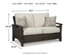 Paradise Trail Loveseat with Cushion