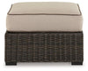 Coastline Bay Outdoor Ottoman with Cushion