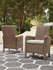 Beachcroft Outdoor Arm Chair with Cushion (Set of 2)