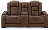 The Man-Den Power Reclining Loveseat with Console