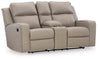 Lavenhorne Reclining Loveseat with Console